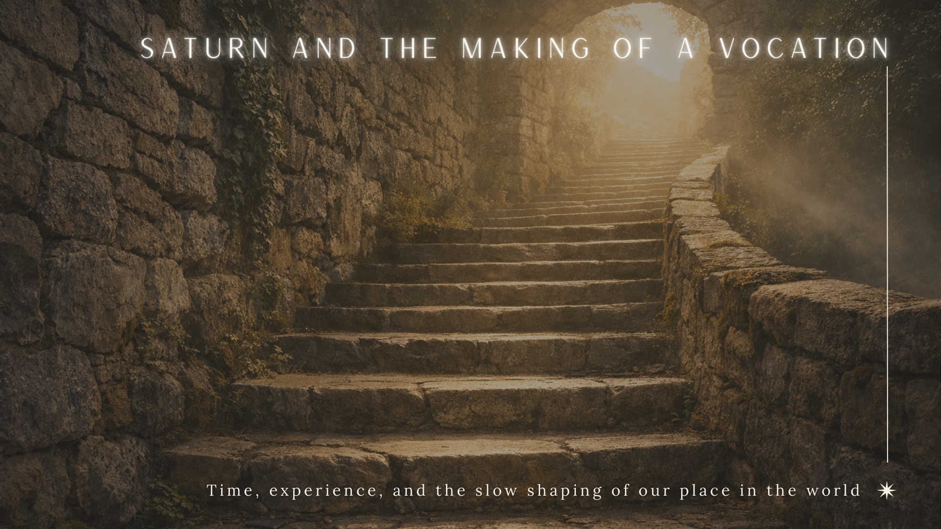 Saturn in astrology and the slow construction of a vocation through a birth chart reading