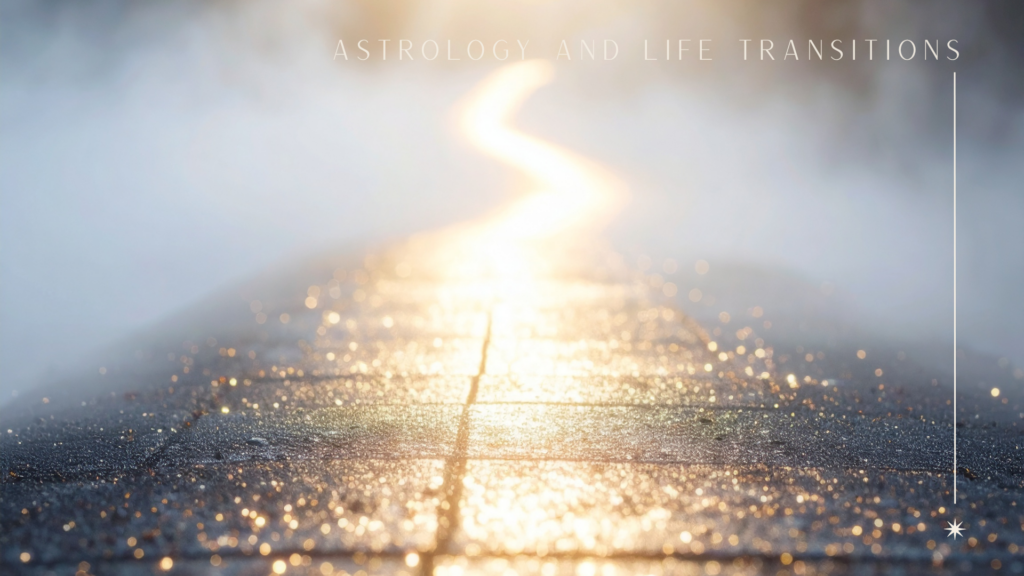 Soft light illuminating a path, symbolizing life transitions and inner transformation